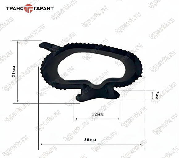 Уплотнительная резинка задних ворот KOGEL 6750208