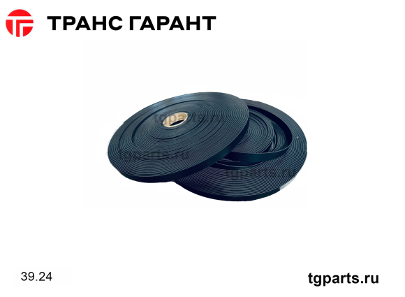 TIR ремень ПВХ  b-24мм. L-50м черный 39.24